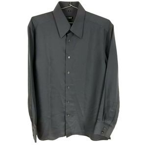 JADE BLUE Mens Shirt GRAY Size 44